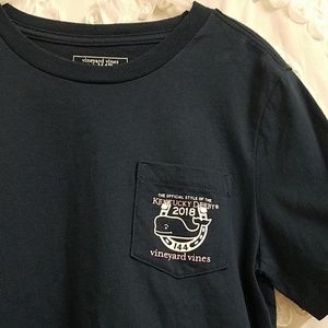 Kids Vineyard Vines Kentucky Derby Navy T Shirt